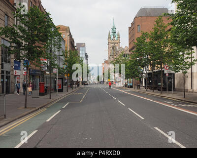 BELFAST, Regno Unito - circa giugno 2018: Vista della città di Belfast Foto Stock