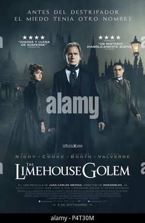 Pellicola originale titolo: il Limehouse Golem. Titolo inglese: il Limehouse Golem. Regista: Juan Carlos Medina. Anno: 2016. Credito: NUMERO 9 FILMS LTD. / Album Foto Stock