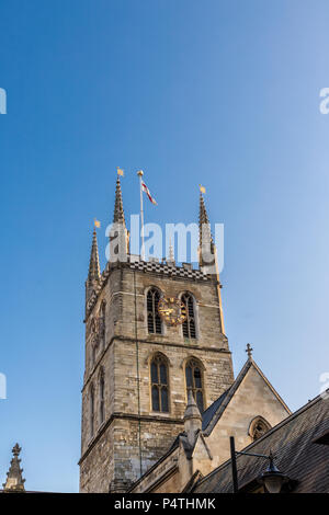 Cattedrale di Southwark nella città di Londra Foto Stock