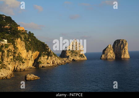 Scene da isola italiana di Capri Foto Stock