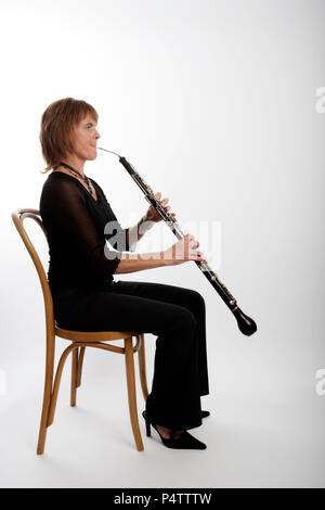 Cor Anglais in posizione di riproduzione Foto Stock