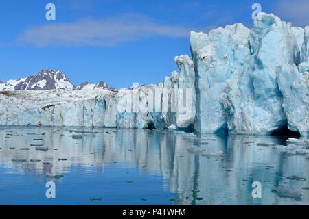 La Groenlandia, est della Groenlandia, Knud Rasmussen Glacier Foto Stock