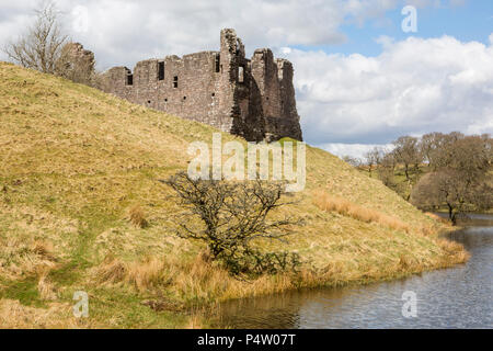 Morton Castle in Dumfries and Galloway, Scozia Foto Stock