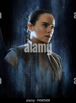 Pellicola originale titolo: Star Wars: Episodio VIII-ultimi Jedi. Titolo inglese: Star Wars: Episodio VIII-ultimi Jedi. Regista: RIAN JOHNSON. Anno: 2017. Stelle: DAISY RIDLEY. Credito: Walt Disney Pictures/LUCASFILM / Album Foto Stock