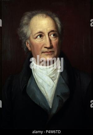 Scuola tedesca. Johann Wolfgang Goethe (Francoforte sul Meno 1749 - Weimar 1832). Francoforte, Museo di Goethe. Autore: Julie Grafin. Posizione: Museo Goethe, FRANKFURT AM MAIN, Germania. Foto Stock