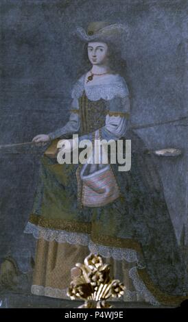 SANTA MARINA - siglo XVII - BARROCO ESPAÑOL. Autore: Francisco de Zurbaran (c. 1598-1664). Posizione: Convento de Santa Clara, Carmona, Siviglia, Spagna. Foto Stock