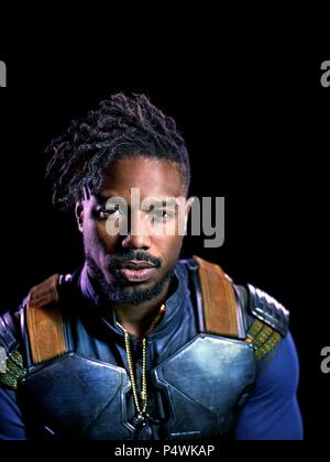 Pellicola originale titolo: Black Panther. Titolo inglese: Black Panther. Regista: RYAN COOGLER. Anno: 2018. Stelle: MICHAEL B. GIORDANIA. Credito: Marvel Studios/WALT DISNEY PICTURES / Album Foto Stock