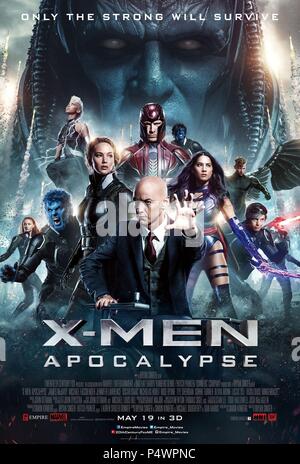 Pellicola originale titolo: X-MEN: Apocalisse. Titolo inglese: X-MEN: Apocalisse. Regista: Bryan Singer. Anno: 2016. Credito: Twentieth Century Fox/MARVEL ENTER/TSG ENTER/BAD HAT HARRY P / Album Foto Stock