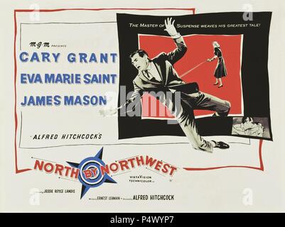 Pellicola originale titolo: a nord da Northwest. Titolo inglese: a nord da Northwest. Regista: Alfred Hitchcock. Anno: 1959. Credito: Metro Goldwyn Mayer (MGM) / Album Foto Stock