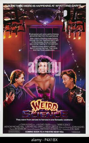 Pellicola originale titolo: WEIRD SCIENCE. Titolo inglese: WEIRD SCIENCE. Regista: John Hughes. Anno: 1985. Credito: Universal Pictures / Album Foto Stock