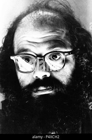 Allen Ginsberg (1926-1997), poeta americano e uno dei protagonisti della Beat Geenration. Foto Stock