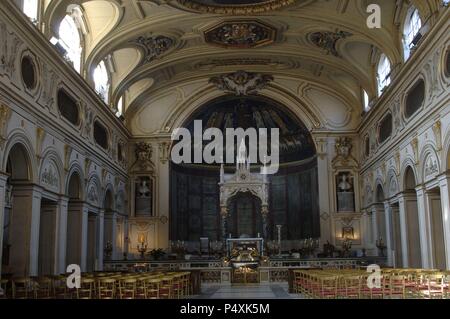 L'Italia. Roma. Basilica di Santa Cecilia in Trastevere. Interno. Foto Stock