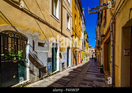 Italia Sardegna Sassari Via Turritana Foto Stock