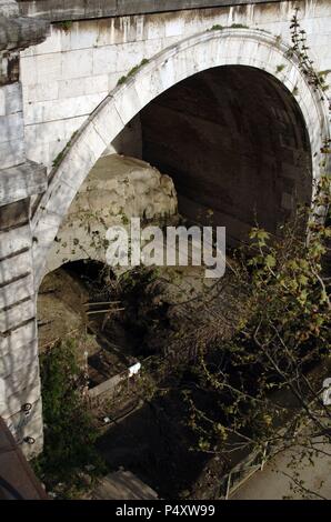 L'Italia. Roma. Cloaca Maxima. Foto Stock