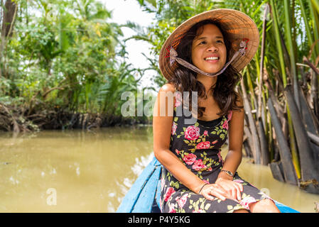 Delta del Mekong in Vietnam Foto Stock