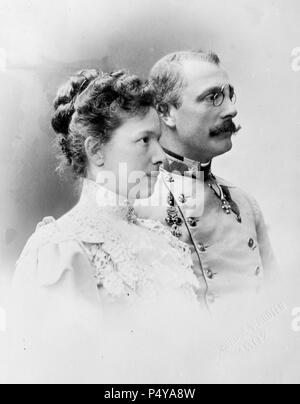 Arciduca Franz Salvator dell Austria e Marie Valerie, Arciduchessa d'Austria Foto Stock