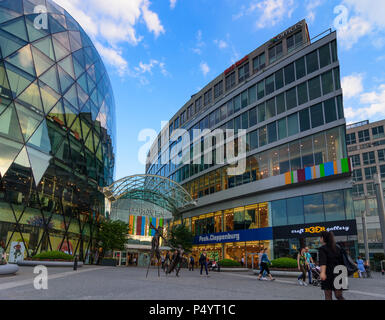 Bratislava (Pressburg): Business e il centro commerciale Eurovea in Slovacchia, , Foto Stock