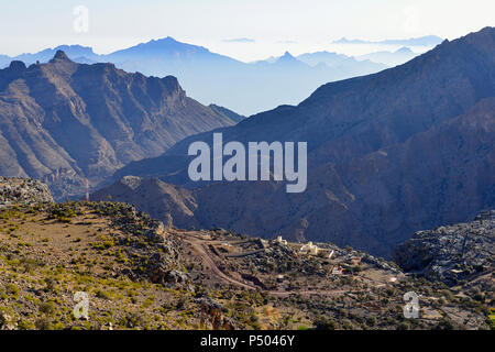 Oman, Al Hajar al Gharbi montagne Foto Stock