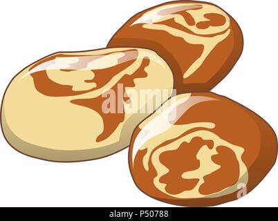 Il dado del Brasile icona, stile cartoon Illustrazione Vettoriale