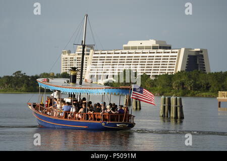 Viste generali della Polynesian Resort del Walt Disney World, a Orlando, Florida, Stati Uniti d'America Foto Stock