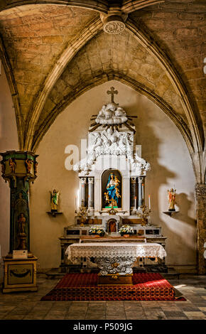 Italia Sardegna Sassari Santa Maria di Betlem chiesa Gotich catalano cappella di Nostra Signora degli Angeli Foto Stock