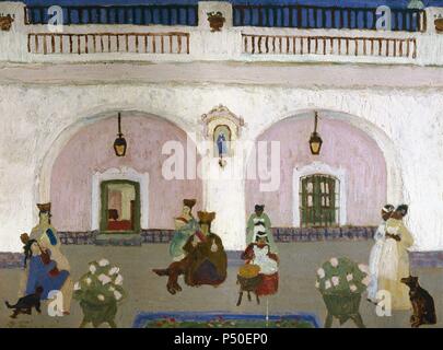 Pedro Figari (1861-1938). Pittore uruguayano e politico. Gelatina di mele cotogne. Museo Nazionale delle Belle Arti. Montevideo. Uruguay. Foto Stock