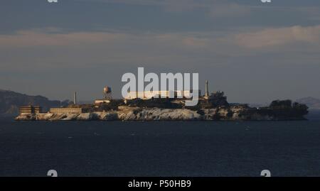 PRISION de la Isla de Alcatraz. San Francisco. Estado de California. Estados Unidos. Foto Stock