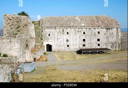 Repubblica di Albania. SHKODRA. Il castello di Rozafa. Foto Stock