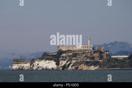 PRISION de la Isla de Alcatraz. San Francisco. Estado de California. Estados Unidos. Foto Stock