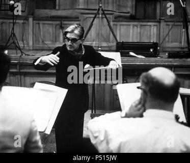 Sir John Barbirolli. Foto Stock