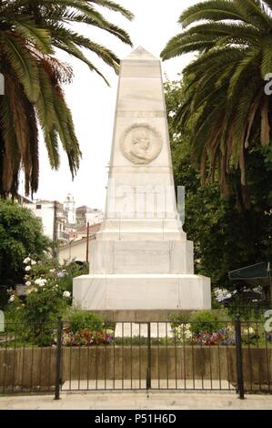 La Grecia. Peloponneso. Pilos. Memoriale di guerra greca di Indipendenza (1821-1832) . Foto Stock