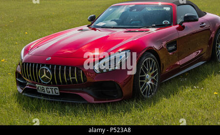 Una moderna Mercedes Benz AMG GTC auto sportiva Foto Stock