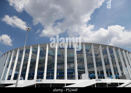 Nizhny Novgorod, Russia. Il 24 giugno 2018. Nizhny Novgorod Stadium INGHILTERRA V PANAMA INGHILTERRA V PANAMA, 2018 FIFA WORLD CUP RUSSIA 24 giugno 2018 GBC8609 2018 FIFA World Cup Russia rigorosamente solo uso editoriale. Se il giocatore/i giocatori raffigurata in questa immagine è/sono la riproduzione per un Club Inglese o l'Inghilterra per la squadra nazionale. Quindi questa immagine può essere utilizzata solo per scopi editoriali. Uso non commerciale. Credito: Allstar Picture Library/Alamy Live News Foto Stock