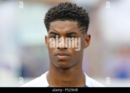 Nijni Novgorod, Russia. 24 giugno 2018:INGHILTERRA VS. PANAMA - Rashford durante il match tra Inghilterra e Panama valida per il 2018 Coppa del Mondo svoltasi a Nizhny Novgorod Stadium di Nizhny Novgorod, Russia. (Foto: Ricardo Moreira/Fotoarena) Credito: Foto Arena LTDA/Alamy Live News Foto Stock