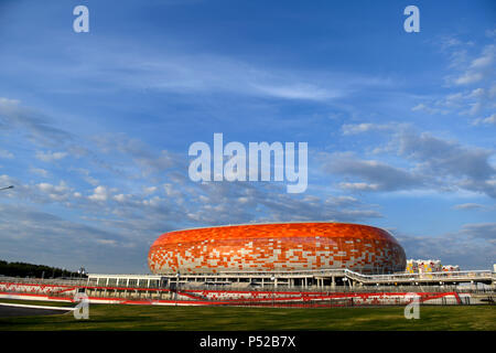 Saransk, Russia. Il 24 giugno 2018. Calcio World Cup 2018. La Mordovia arena. Credito: Andreas Gebert/dpa/Alamy Live News Foto Stock