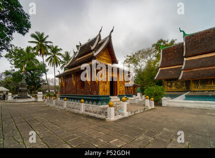 Wat Xieng Thong (Golden City tempio) a Luang Prabang, Laos. Xieng Thong tempio è uno dei più importanti di Lao monasteri. Foto Stock