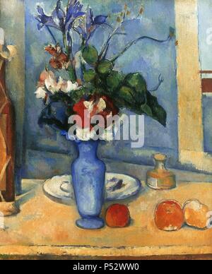 Paul Cezanne (1839-1906). Pittore Francese. Post-Impressionist. Vaso blu. Il Museo d' Orsay. Parigi. La Francia. Foto Stock