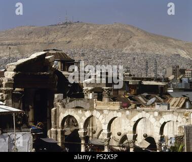 La Siria. Damasco. La città vecchia. Panoramica. Vicino Oriente. Foto prima di siria guerra civile. Foto Stock