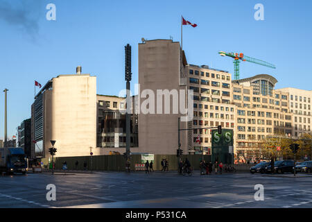 Berlino, Germania, ultimo, terreni non attrezzati a Leipziger Platz in Berlin-Mitte Foto Stock