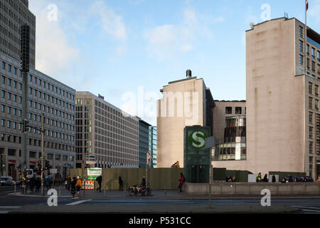 Berlino, Germania, ultimo, terreni non attrezzati a Leipziger Platz in Berlin-Mitte Foto Stock