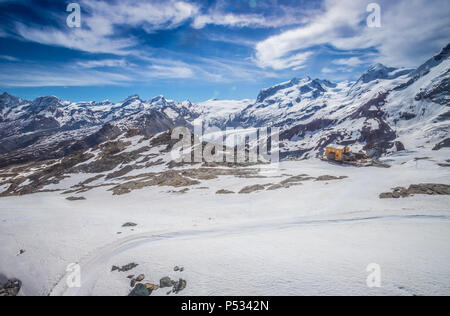 Bella la vista delle Alpi Svizzere Foto Stock