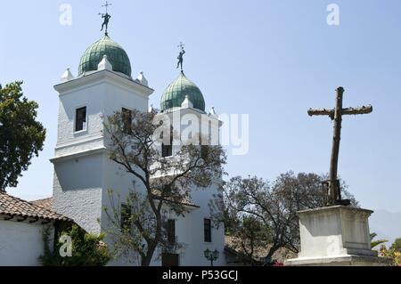 Santiago de Cile città. Chiesa di San Vicente Ferrer nel Los Dominicos. Quartiere di Las Condes. . Foto Stock