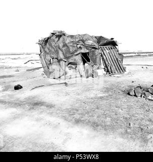 In Etiopia in Africa il rifugio in soluzione salina luogo di lavoro la povertà e il lavoro Foto Stock