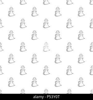 Hookah vettore pattern seamless Illustrazione Vettoriale