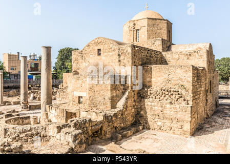 La Panagia Chrysopolitissa (Agia Kiriaki) chiesa in Paphos, Cipro Foto Stock
