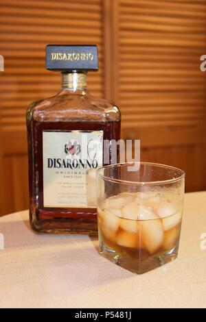 Amaretto Disaronna liquore di mandorla Foto Stock