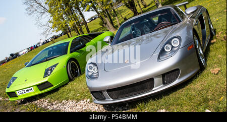 Una Porsche GT Carerra super car Foto Stock