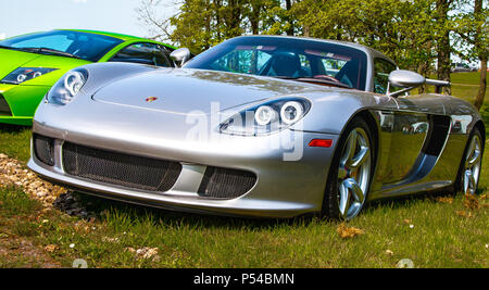 Una Porsche GT Carerra super car Foto Stock