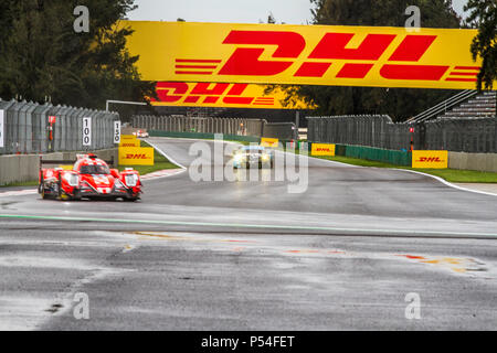 Città del Messico, Messico - 01 Settembre 2017: Autodromo Hermanos Rodriguez. 6ore di Messico, FIA WEC. Prove libere ho acceso. Foto Stock