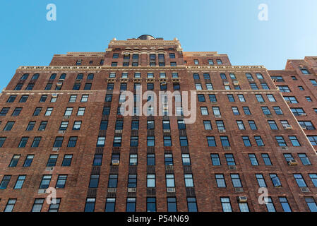 Londra Appartamento Terrazza complesso edilizio su West 23rd Street nel Quartiere di Chelsea, Manhattan, New York City, Stati Uniti d'America Foto Stock